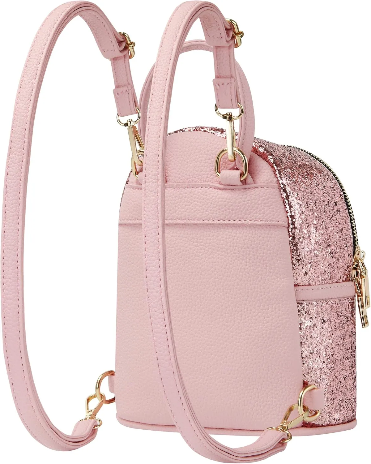 SEALINF Women Girl Bling Mini Backpack Convertible Shoulder Cross Bags Purse