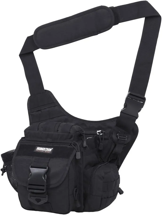 Seibertron Tactical Sling Pack EDC Travel Compact Messenger Molle Bag