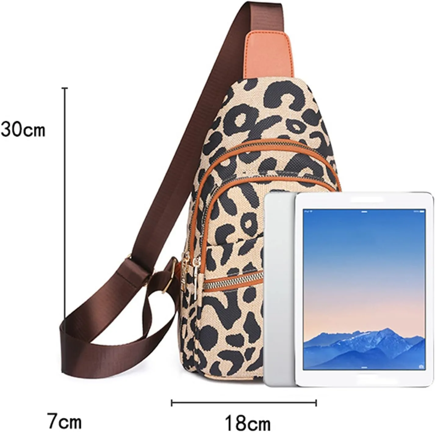 Shoulder Bag for Ladies Women Shoulder Bag Messenger Fashion Chest Can Connect USB Data Cable