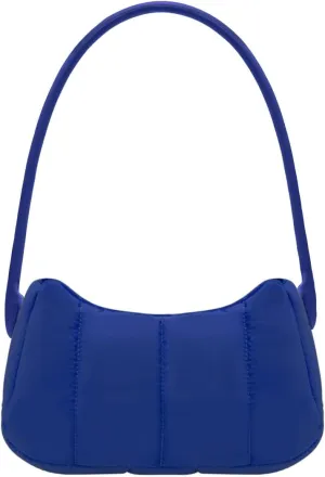 Shoulder Bag for Women Y2K Purse Puffy Nylon Small Shoulder Handbags Rubber Handle Clutch Underarm Purse