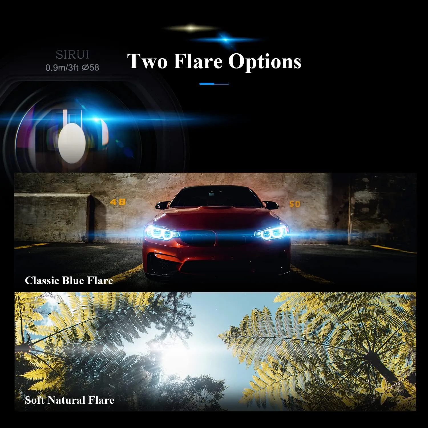 SIRUI Saturn 35mm T2.9 1.6X Full Frame Carbon Fiber Anamorphic Lens, Cine Lens for E Mount Cameras, 418g (Neutral Flare)