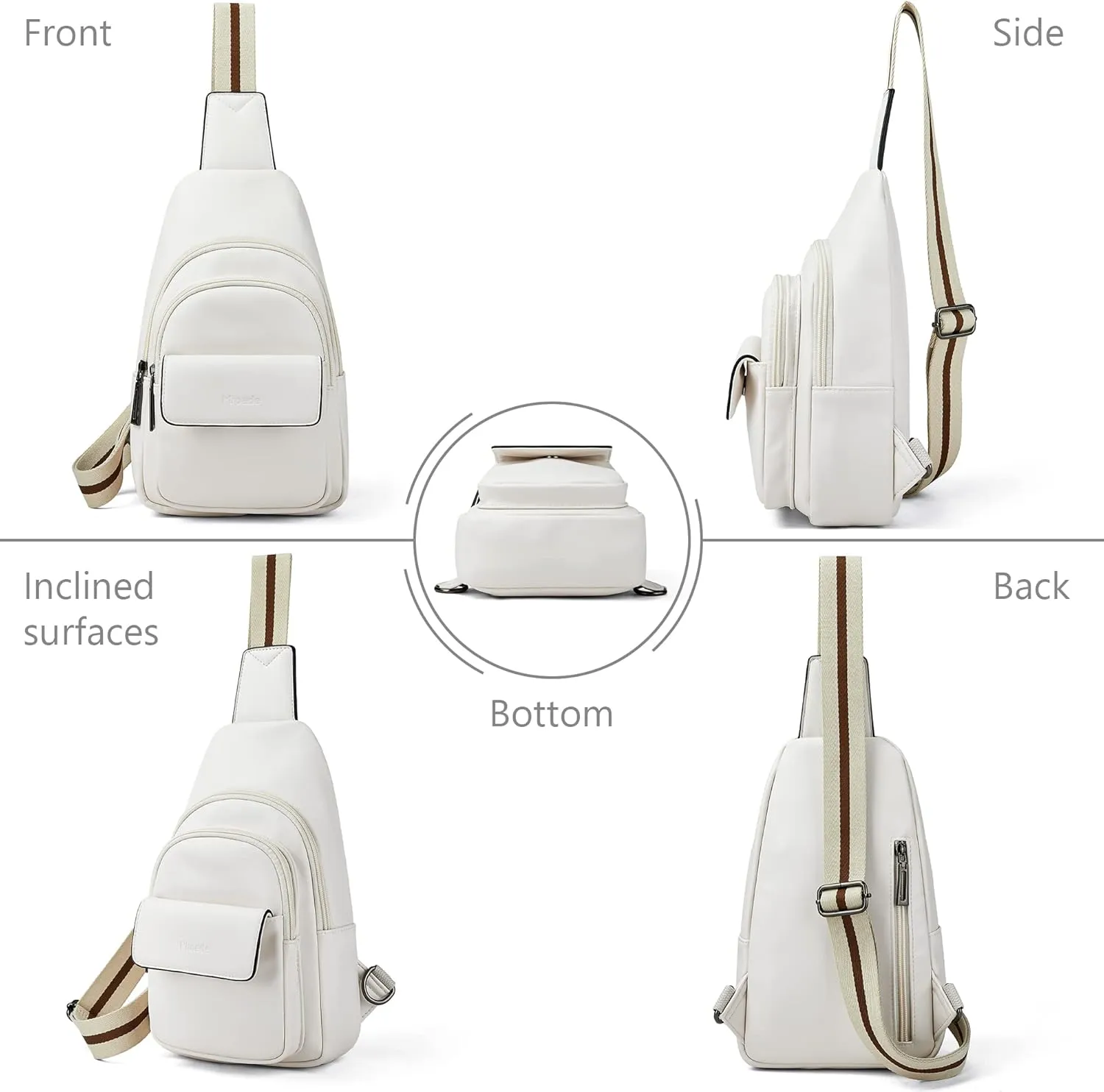 Sling Bag Crossbody Bags for Women Cross Body Fanny Packs Chest Sling Purses for Travel Shopping Leisure Sport