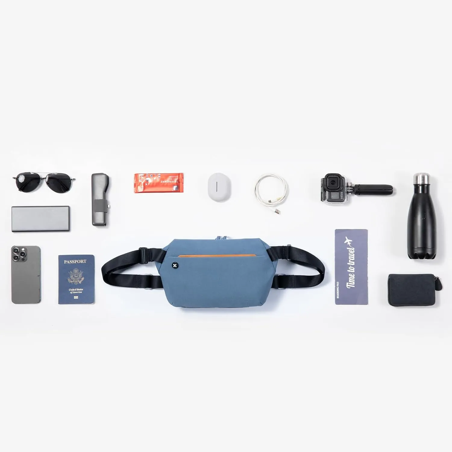 Sling Bag,3.5L Crossbody Sling Bags,Venture Sling with Adjustable Shoulder Strap,Water-resistant Wanderer Sling