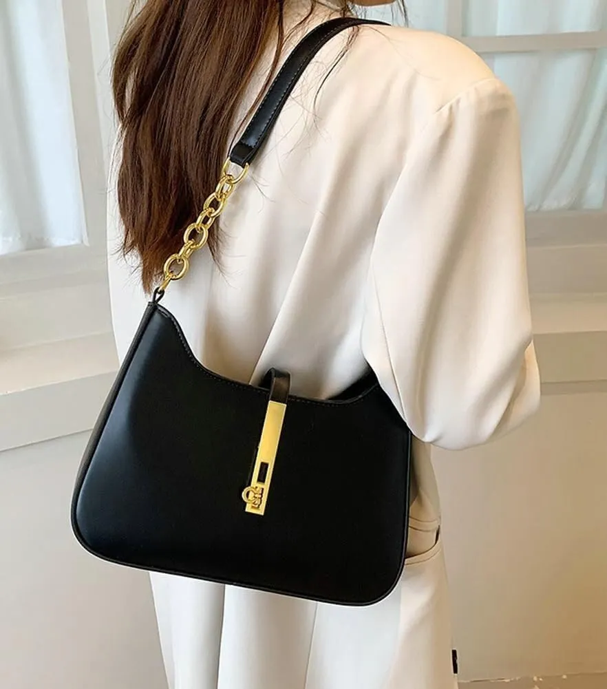 Small 2025 Fashion Hobo Tote Casual Shoulder Vegan Leather Top-Handle Satchel Handbag Purse for Women's Daily Style