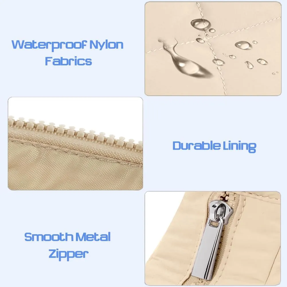 Small Crescent Puffer Purse Shoulder Bag for Women Nylon Quilted Purses Bag Adjustable Shoulder Strap Puffy bag