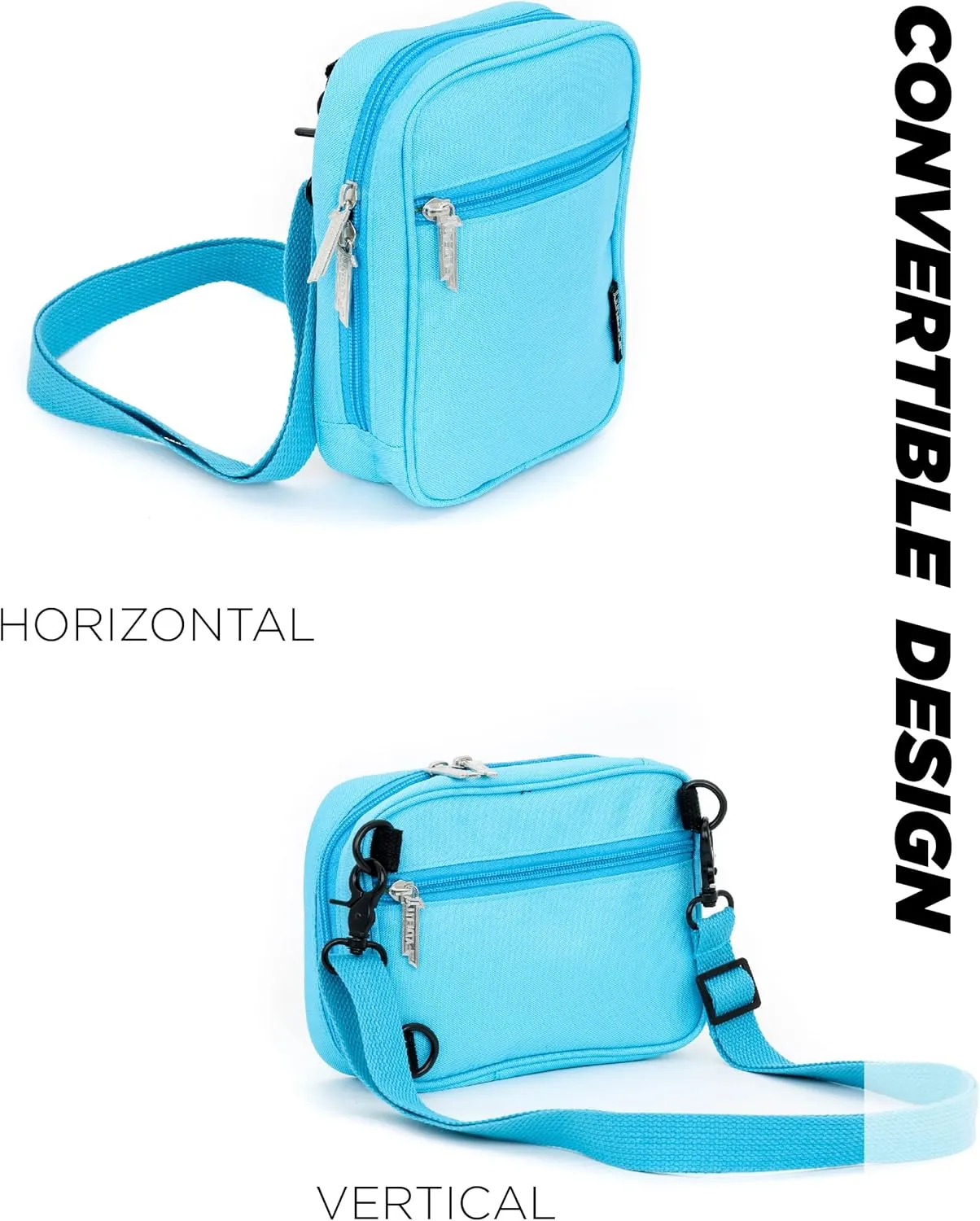 Small Crossbody Bag for Men & Women - Over the Shoulder Bag Sling Checkered Crossbody Bags Festival Concert Bag