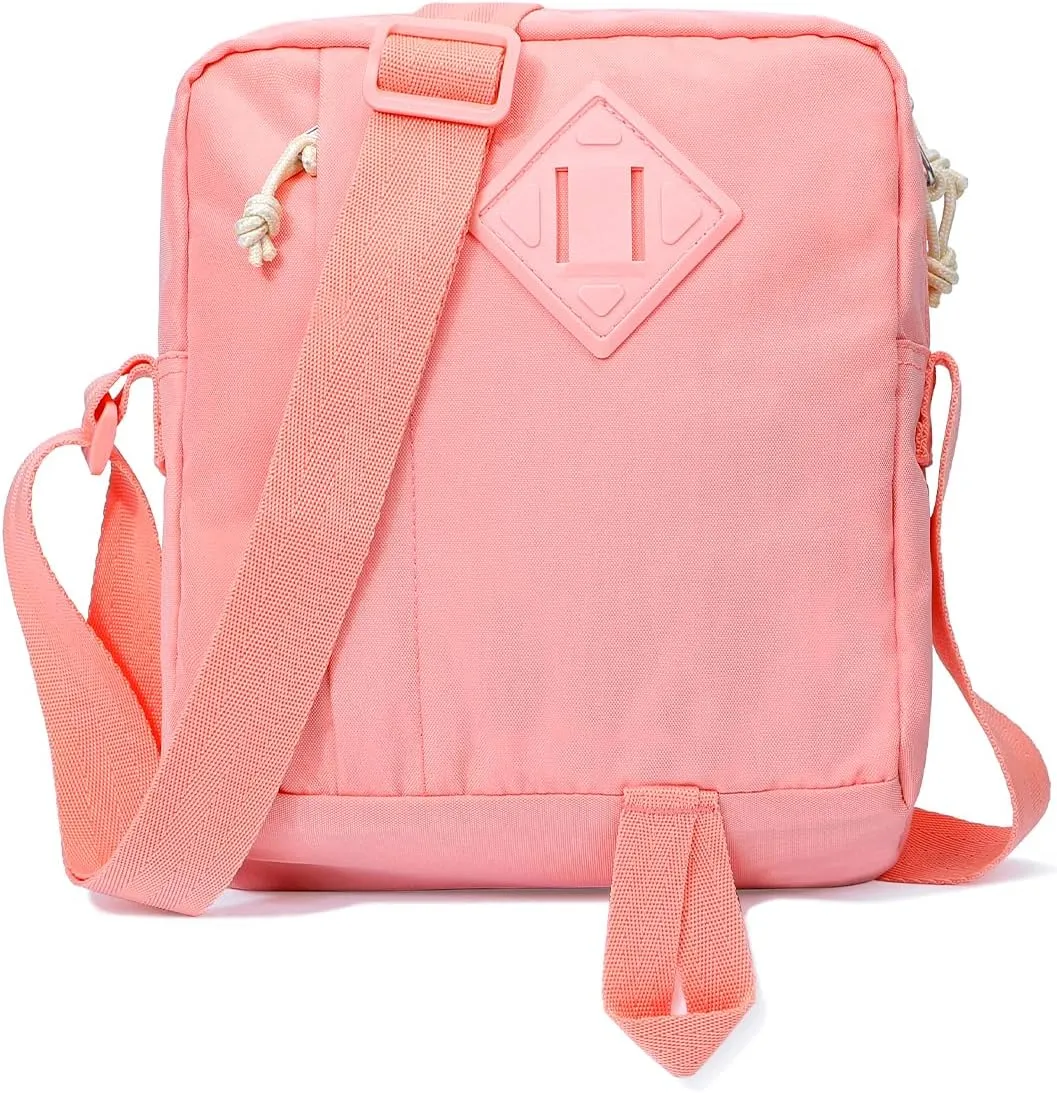 Small Crossbody Bag for Men Women: Waterproof Nylon Sling Bag Perfect for Tools - Work Travel Outdoor