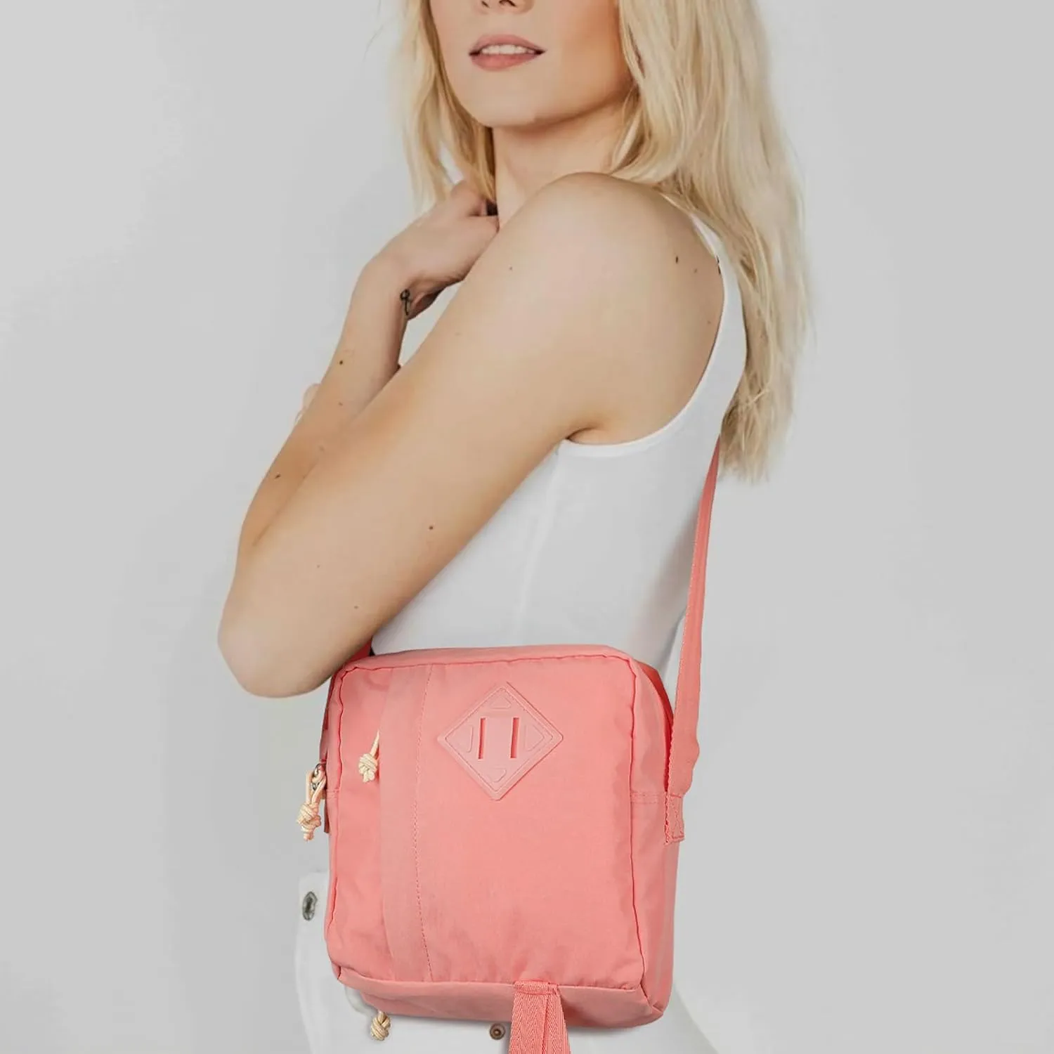 Small Crossbody Bag for Men Women: Waterproof Nylon Sling Bag Perfect for Tools - Work Travel Outdoor