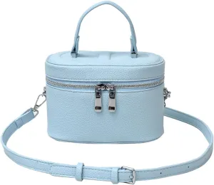 Small Crossbody Bags for Women Mini Top Handle Bag Pebbled Leather Bucket Bag Cute Purse Shoulder Tote Handbag