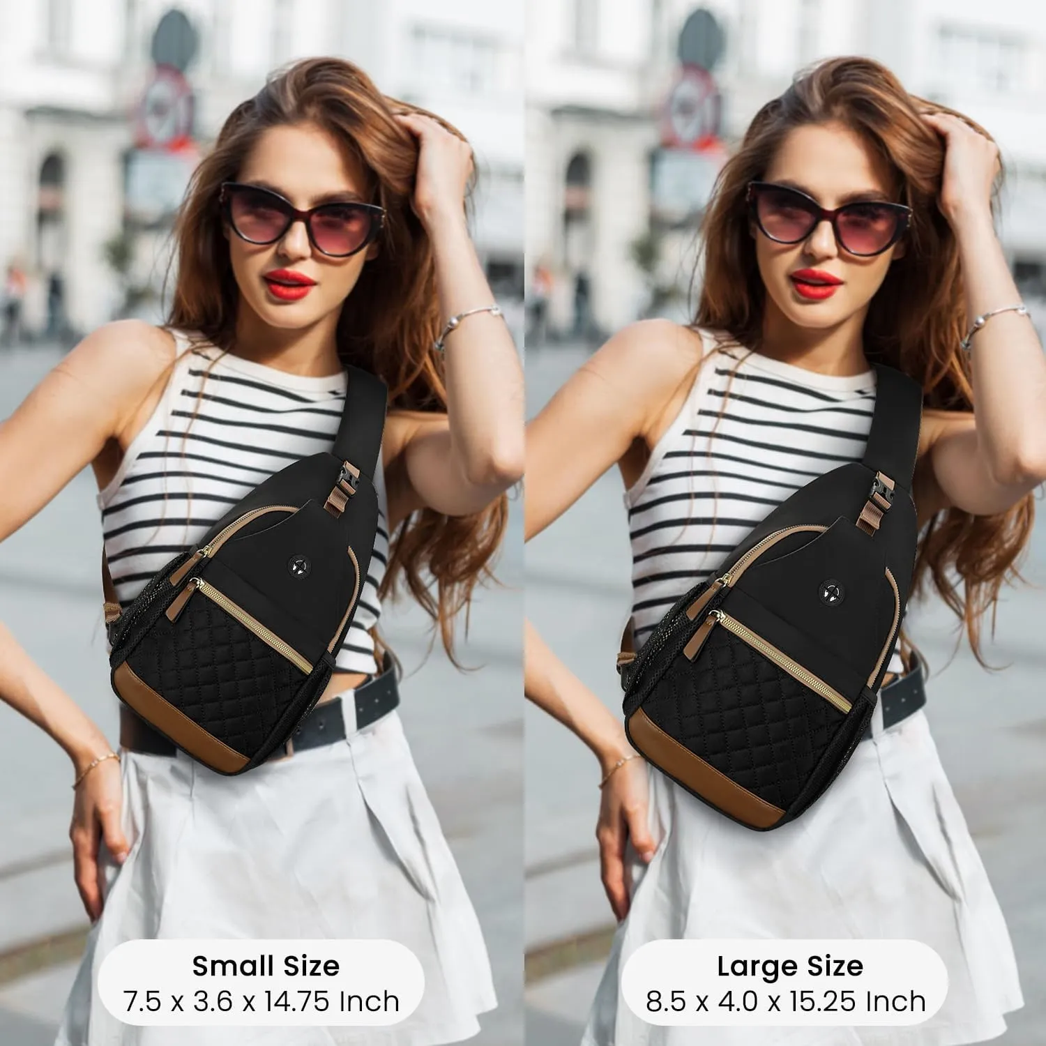 Small Crossbody Purses Bags for Women Men Travel, Chest Sling Bag Women Casual Cross Body Bag for Woman Sling Backpack