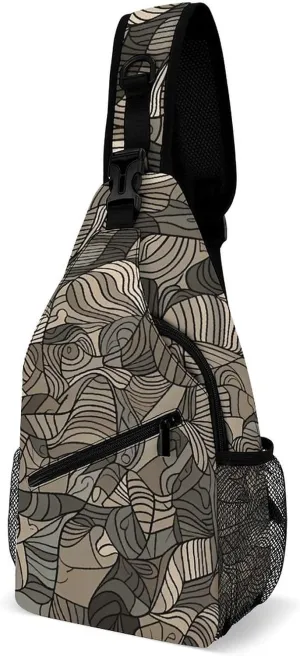 Small Crossbody Sling Backpack Flag of Venezuela Chest Bags for Traveling Chest Fashion Shoulder Bag