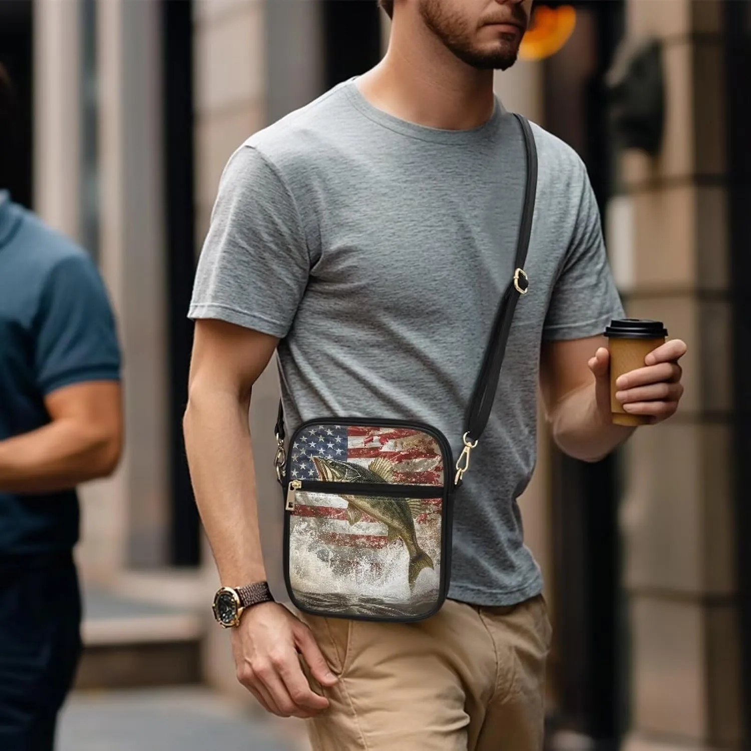 Small Messenger Bag Leather Crossbody Bag for Women Men Fashion Cross Body Shoulder Purse with Adjustable Strap