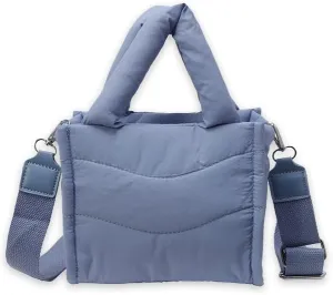 Small Puffer Tote Bag for Women,Quilted Crossbody Bag with Adjustable Strap,Puffy Purse Nylon Shoulder Handbag