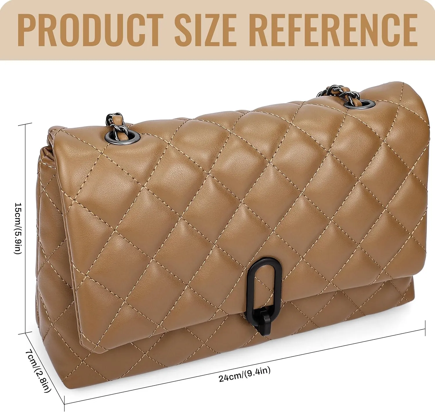 Small Purses for Women Quilted Crossbody Bags Ladies Trendy Shoulder Handbags Quilted Purses Women
