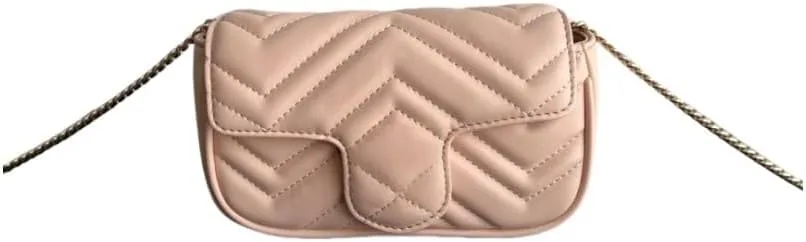 Small Quilted Crossbody Bag, Trendy Designer Shoulder Bag, Phone Wallet Purse for Women