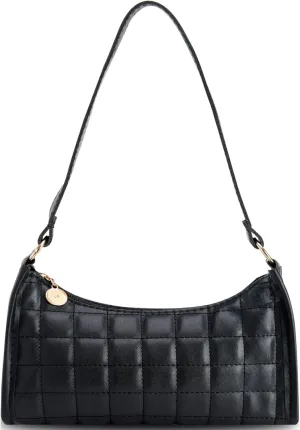 Small Shoulder Bag for Women Purses Quilt Pattern Clutch Purse Vegan Leather Little Purse Cute Mini Handbag Tote Purse