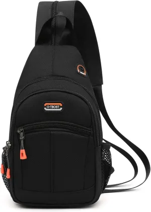 Small Sling Bag Crossbody Backpack for Men Women Sling Backpack Hiking Daypack Multipurpose Cross Body Chest Bag