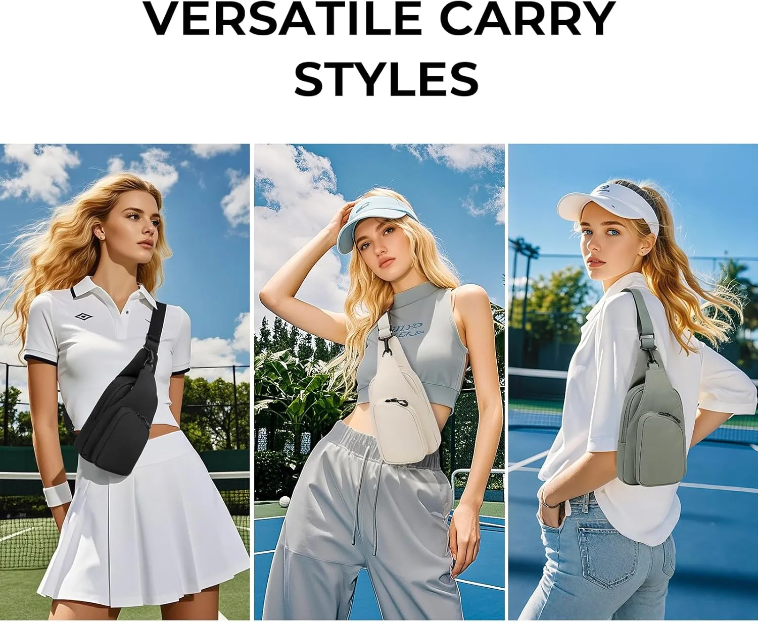 Small Sling Bag for Women, Lightweight Crossbody Bags for Women Water Resistant Small Sling Backpack
