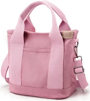 Small Tote Bag with Zipper Tote Bag for Women Canvas Crossbody Bag Shoulder Bag Satchel Hobo Bag Messenger Bag 2025