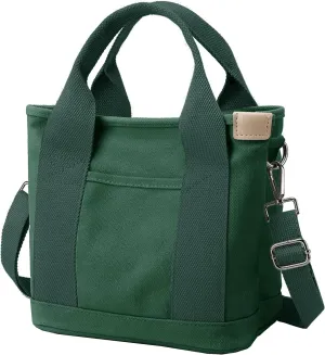 Small Tote Bag with Zipper Tote Bag for Women Canvas Crossbody Bag Shoulder Bag Satchel Hobo Bag Messenger Bag 2025