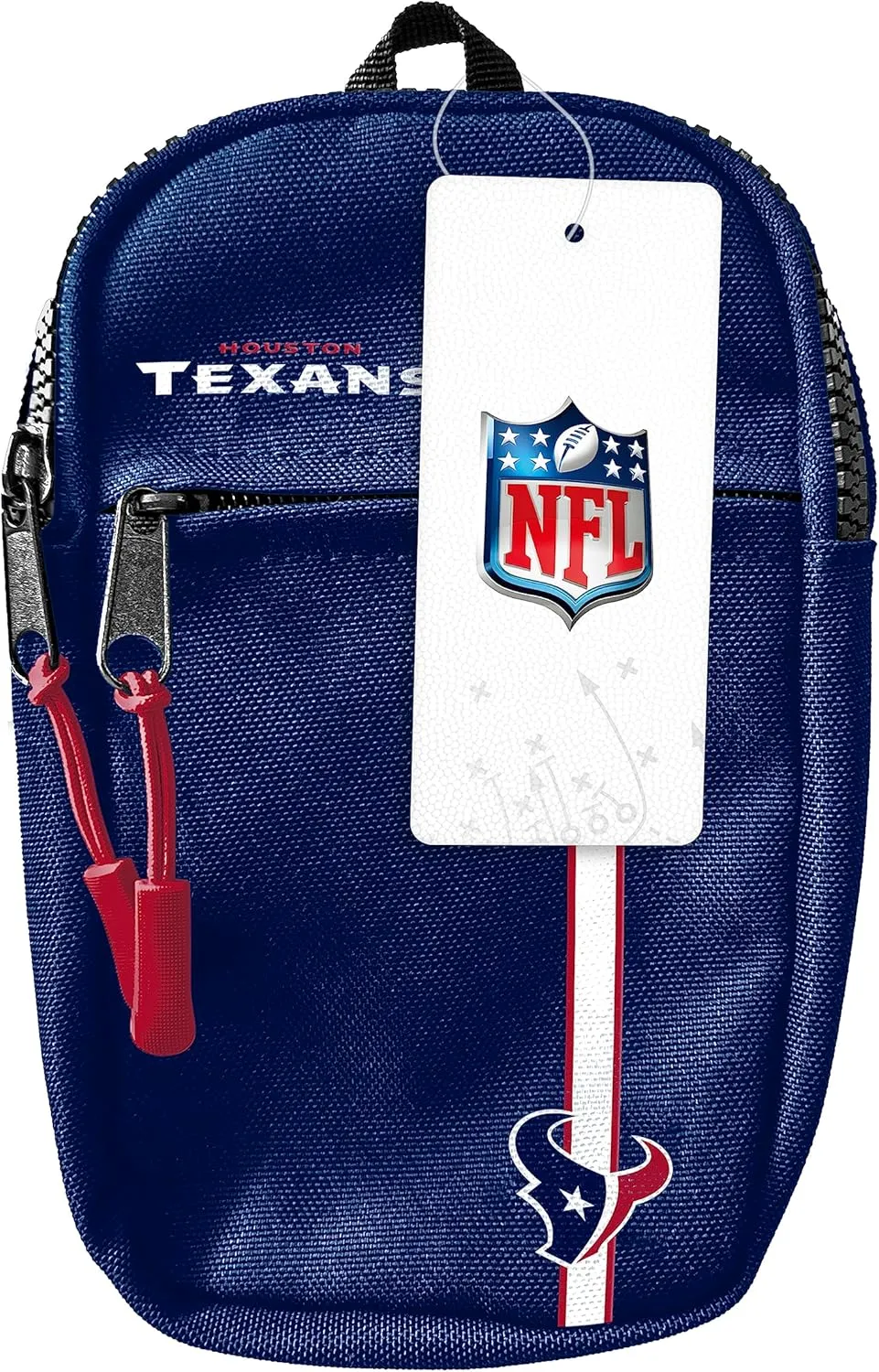 SOAR Unisex Crossbody Tech Adjustable Strap Travel Backpack Officially Licensed NFL, Mini Sling Bag
