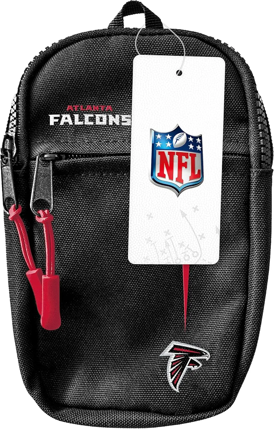 SOAR Unisex Crossbody Tech Adjustable Strap Travel Backpack Officially Licensed NFL, Mini Sling Bag