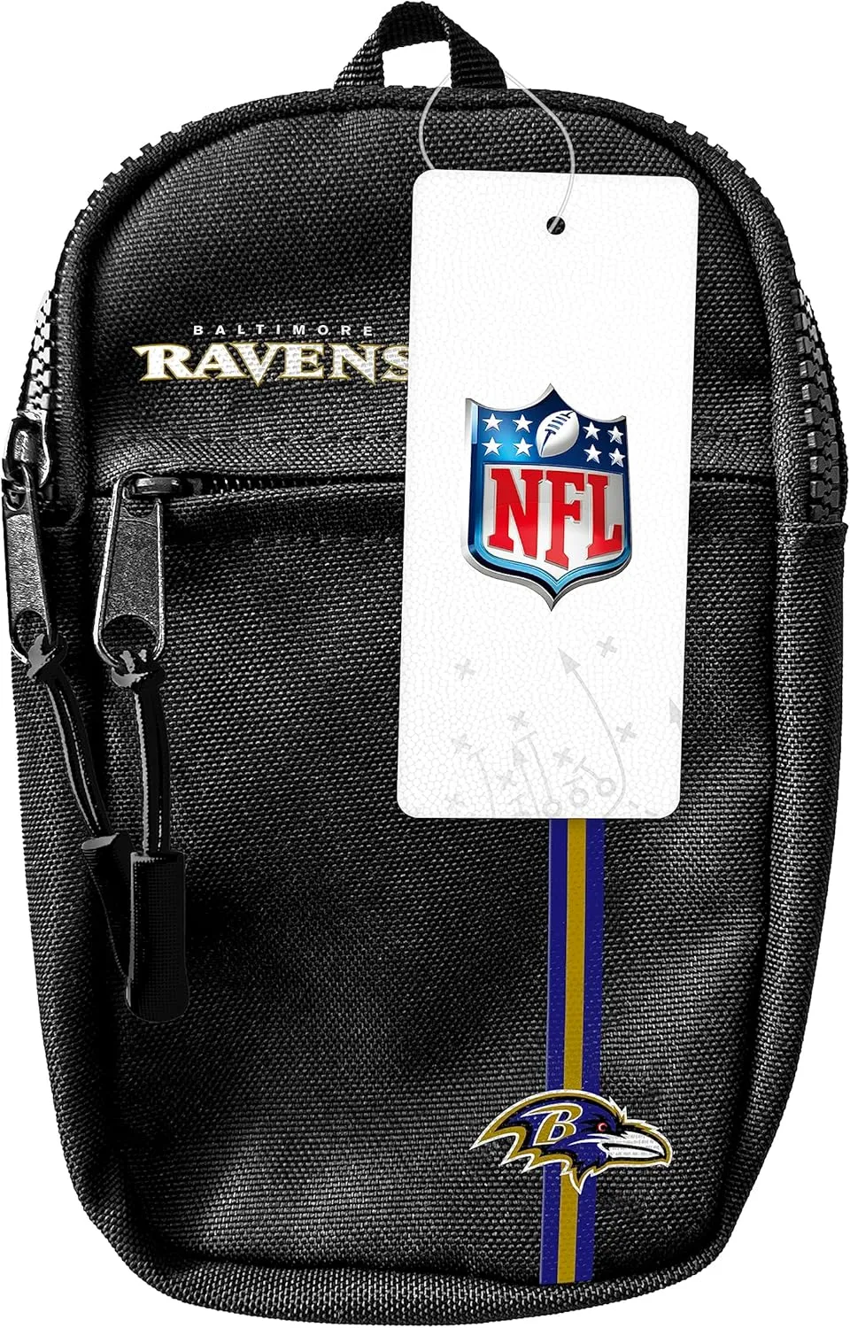 SOAR Unisex Crossbody Tech Adjustable Strap Travel Backpack Officially Licensed NFL, Mini Sling Bag