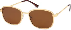 SOJOS Retro Rectangle Polarized Sunglasses Women Men Vintage 90s Style Rectangular Frame Womens Mens Sun Glasses SJ1225