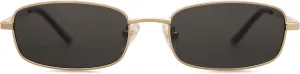SOJOS Small Y2k Narrow Rectangle Sunglasses Womens Mens Retro 80s 90s Skinny Sunnies SJ1187