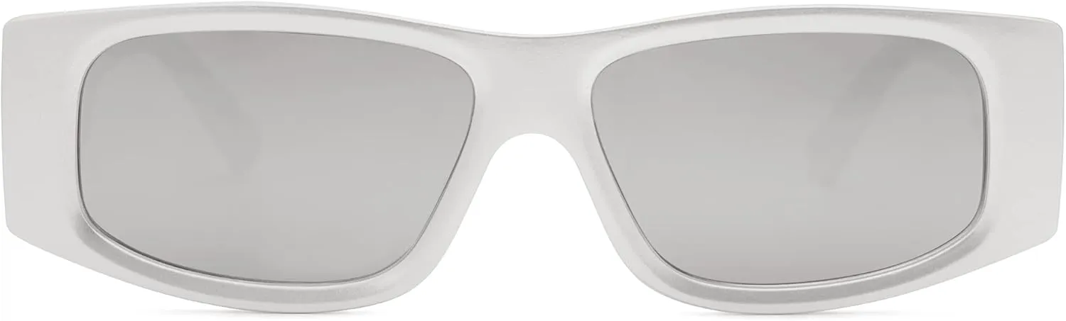 SOJOS Trendy Y2K Rectangle Polarized Sunglasses for Women Men Fashion Designer Rave Sunglasses SJ2228