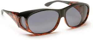 Solar Shield Polarized Fit Over with UV Protection - Small,Gray Filtered