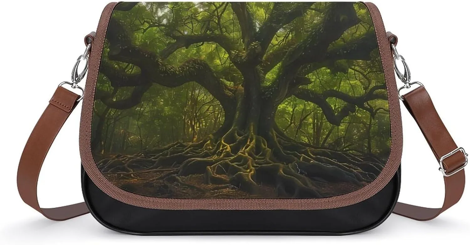 South Carolina Angel Oak Tree Crossbody Bags for Women Trendy Shoulder Satchel Purses Messenger Bag