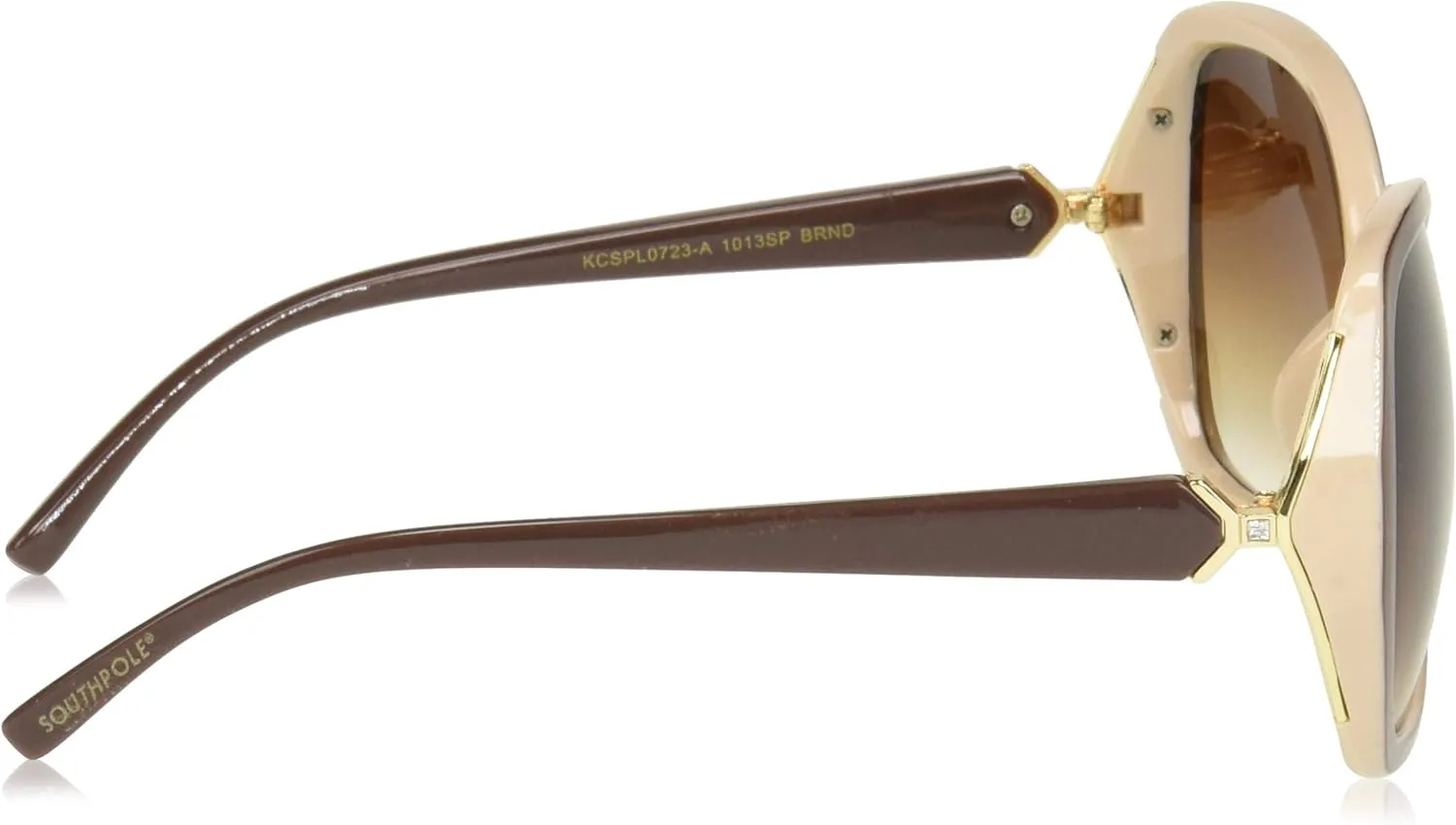 Southpole Women's 1013sp Oversized Retro Uv400 Protective Butterfly Oval Sunglasses-Cool Gifts for Her, 60mm