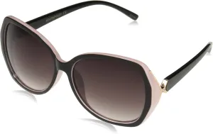 Southpole Women's 1013sp Oversized Retro Uv400 Protective Butterfly Oval Sunglasses-Cool Gifts for Her, 60mm