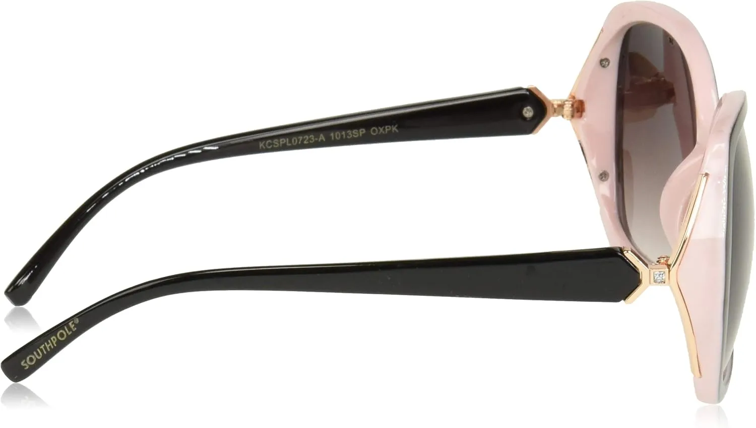 Southpole Women's 1013sp Oversized Retro Uv400 Protective Butterfly Oval Sunglasses-Cool Gifts for Her, 60mm