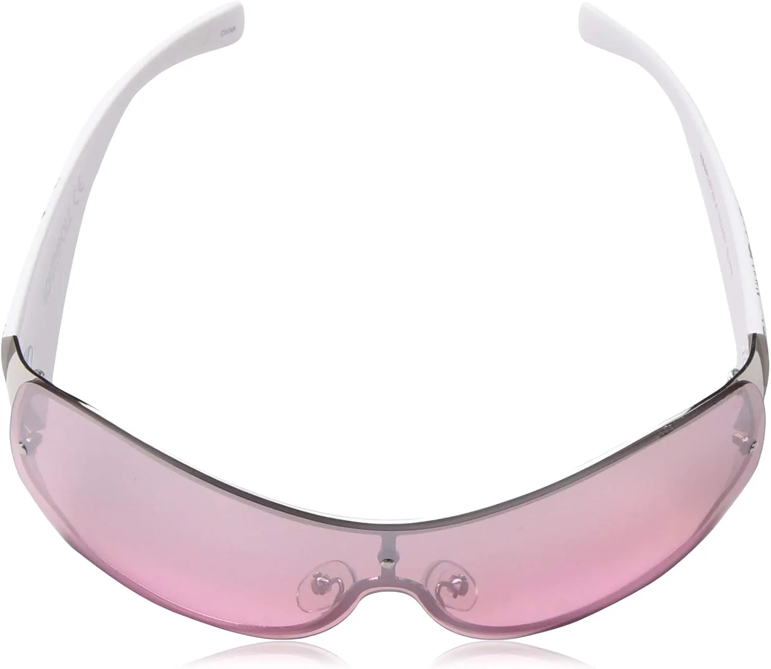 Southpole Women's 1024sp Metal Shield Uv400 Protective Rectangular Sunglasses. Cool Gifts for Her, 138 Mm