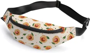 Spaghetti Meatballs Pattern Fanny Pack Crossbody Bag Waist Pack Chest Bag Sling Backpack for Enjoy Sports Workout Traveling Running