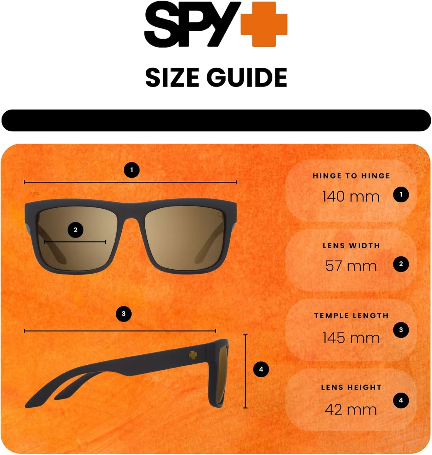 SPY Discord Rectangular Sunglasses for Men   BUNDLE with Designer iWear Eyewear Kit