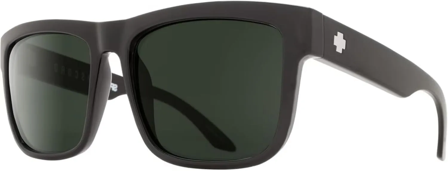 SPY Discord Rectangular Sunglasses for Men   BUNDLE with Designer iWear Eyewear Kit