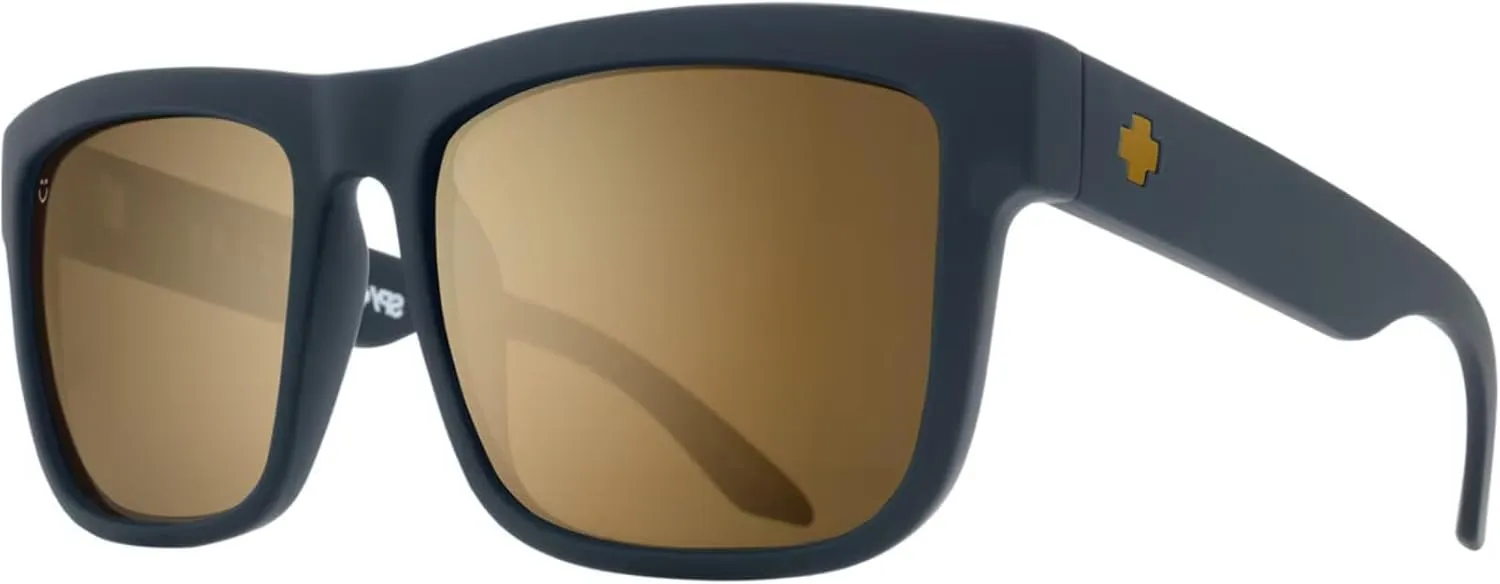 SPY Discord Rectangular Sunglasses for Men   BUNDLE with Designer iWear Eyewear Kit