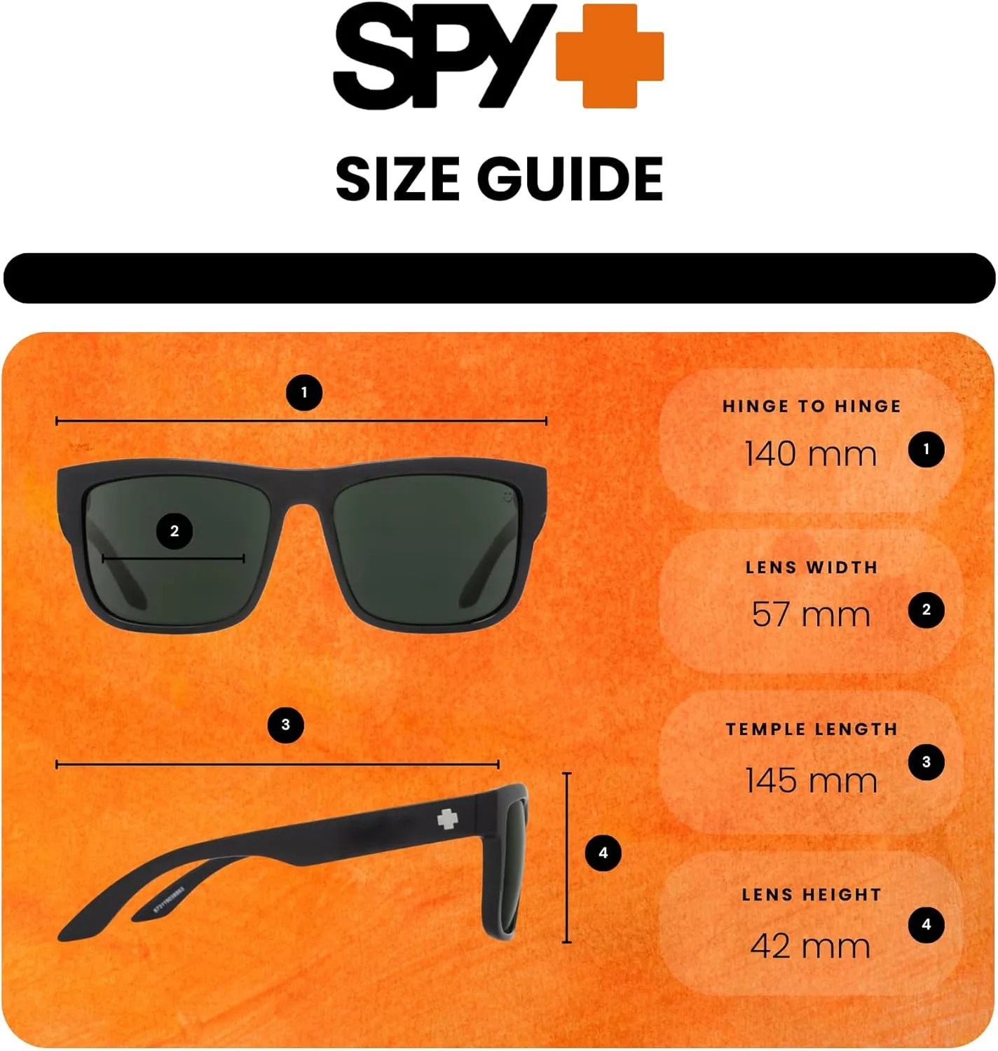 SPY Discord Rectangular Sunglasses for Men   BUNDLE with Designer iWear Eyewear Kit