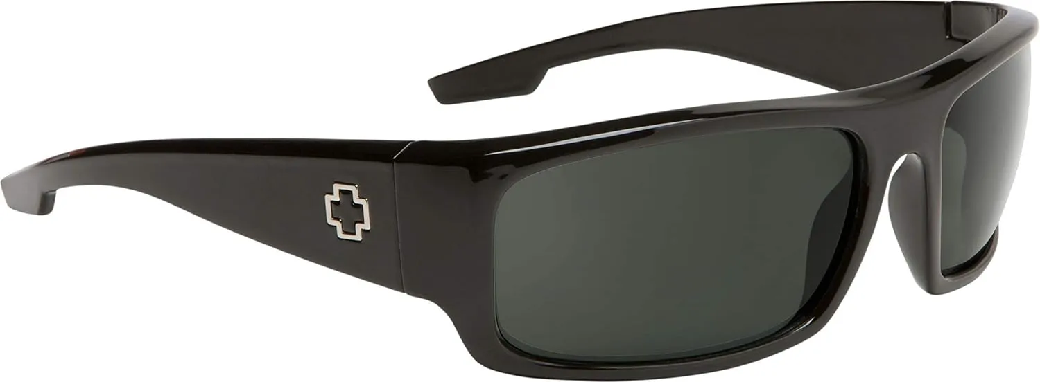 SPY Optic Piper, Rectangular Wrap Sunglasses, Color and Contrast Enhancing Lenses