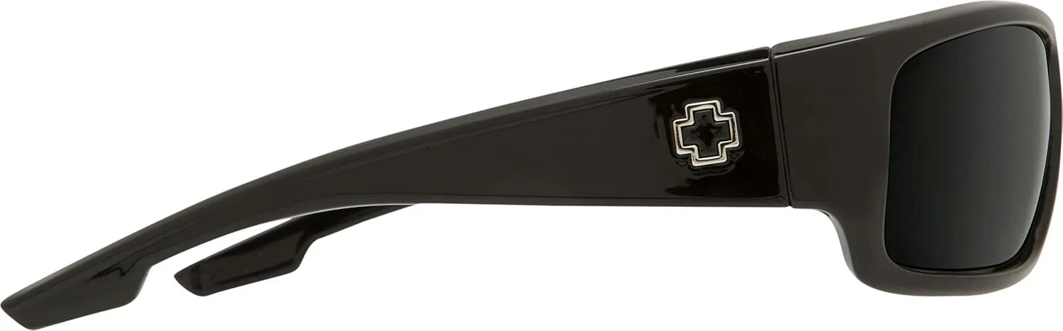 SPY Optic Piper, Rectangular Wrap Sunglasses, Color and Contrast Enhancing Lenses