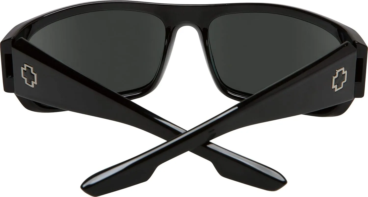 SPY Optic Piper, Rectangular Wrap Sunglasses, Color and Contrast Enhancing Lenses
