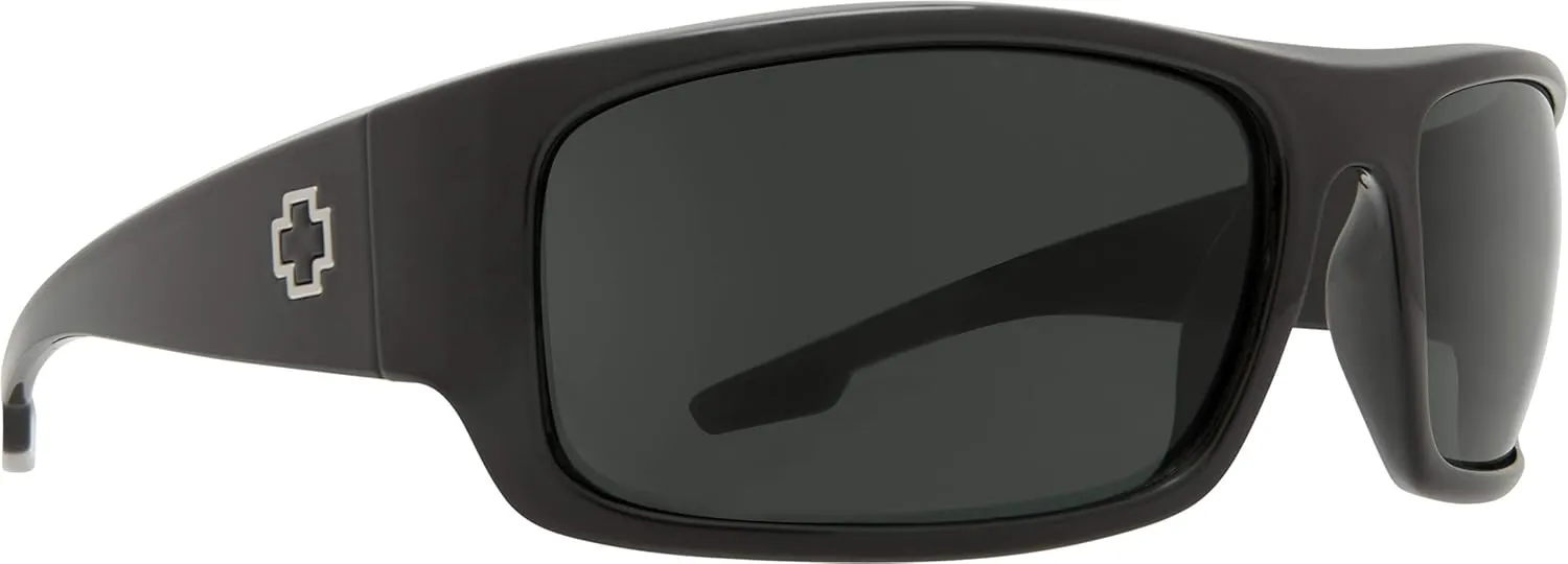 SPY Optic Piper, Rectangular Wrap Sunglasses, Color and Contrast Enhancing Lenses