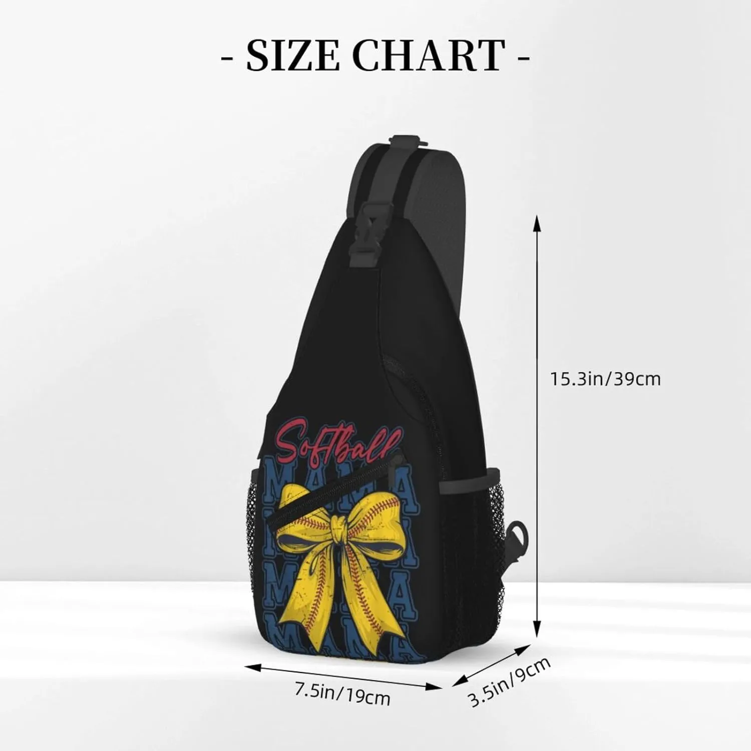 St. Patrick's Shamrock Axolotls Crossbody Bag Adjustable Sling Bag Casual Chest Bags Travel Shoulder Backpack