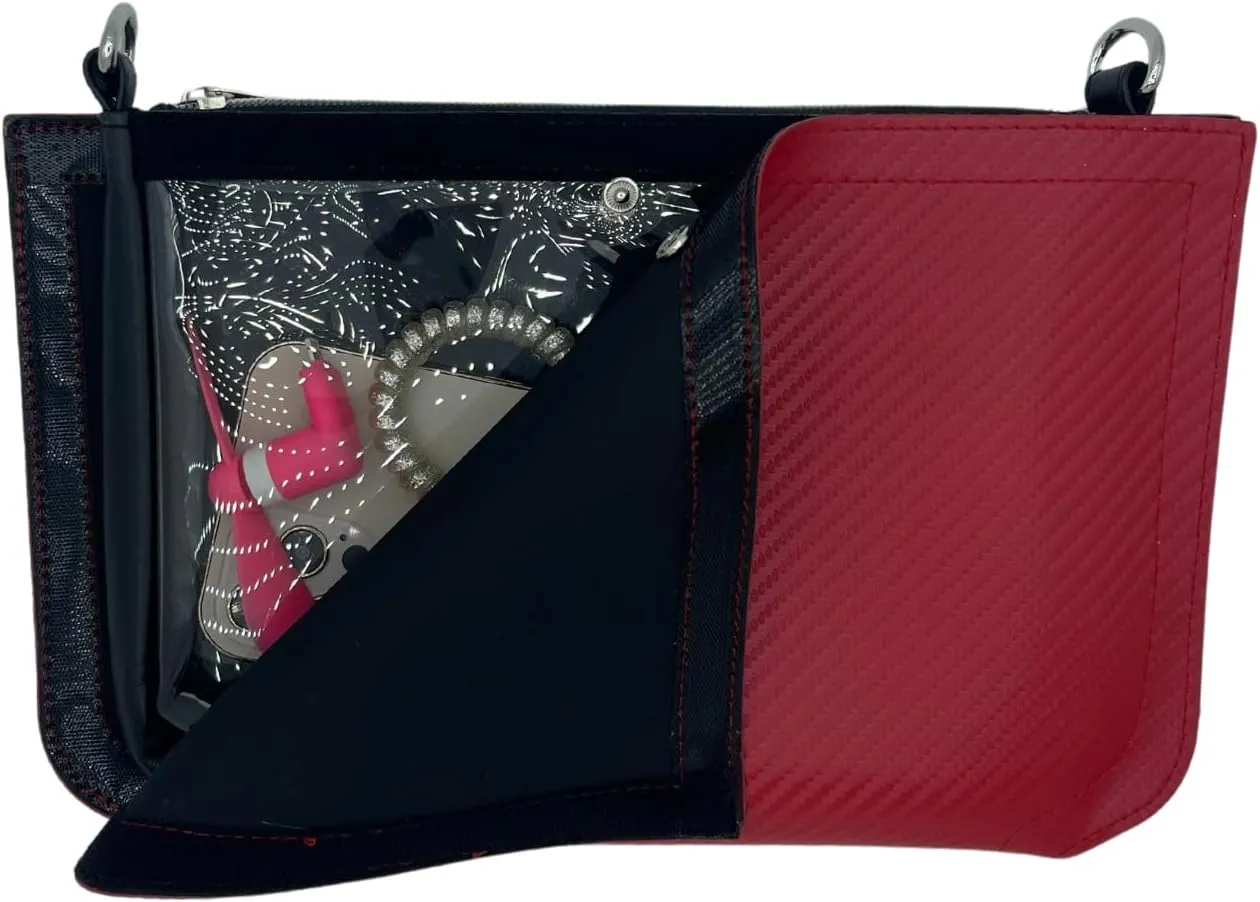 Stadium Bag Full Set - Clear Bag with Removable Outer Wrap, Stadium Approved Clear Bag for Concerts, Sports, Events
