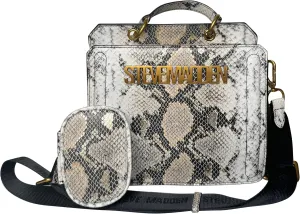 Steve Madden Bevelyn Metallic Snake Convertible Crossbody Bag