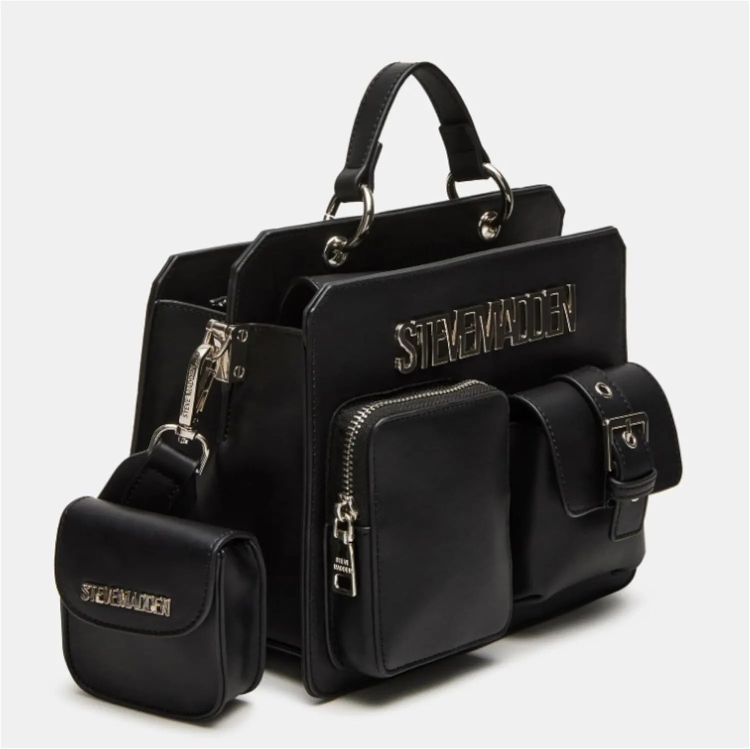 Steve Madden Bevelyn Utility Pocket Convertible Crossbody Bag
