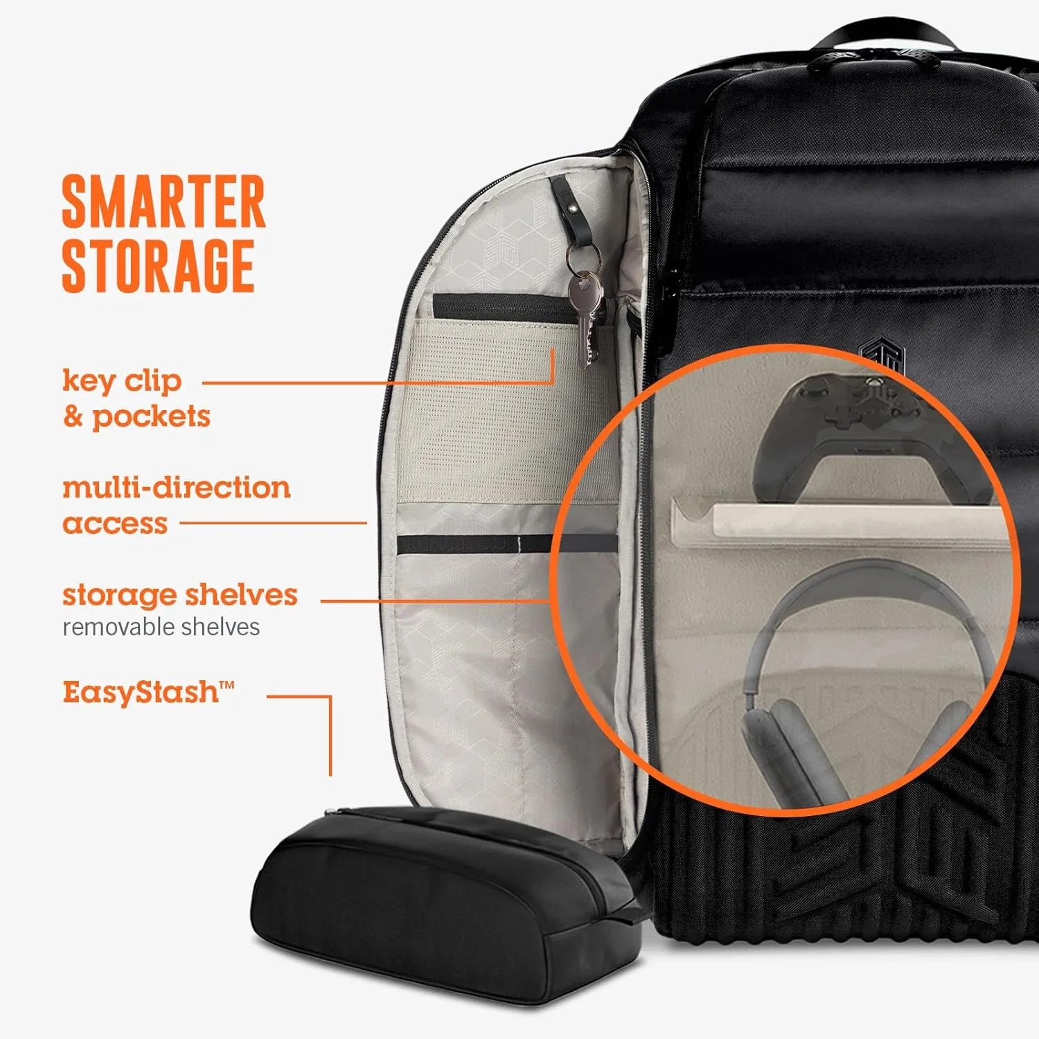 STM Backpack, Grey, 30L